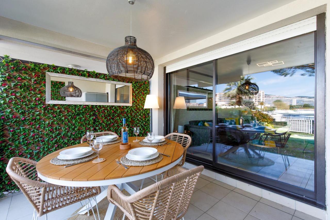Luxury 3 Piece Garden Apartment In Cannes Marina Mandelieu-La Napoule Exterior photo